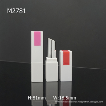 Empty Square High Quality Custom Lipstick Container Tube